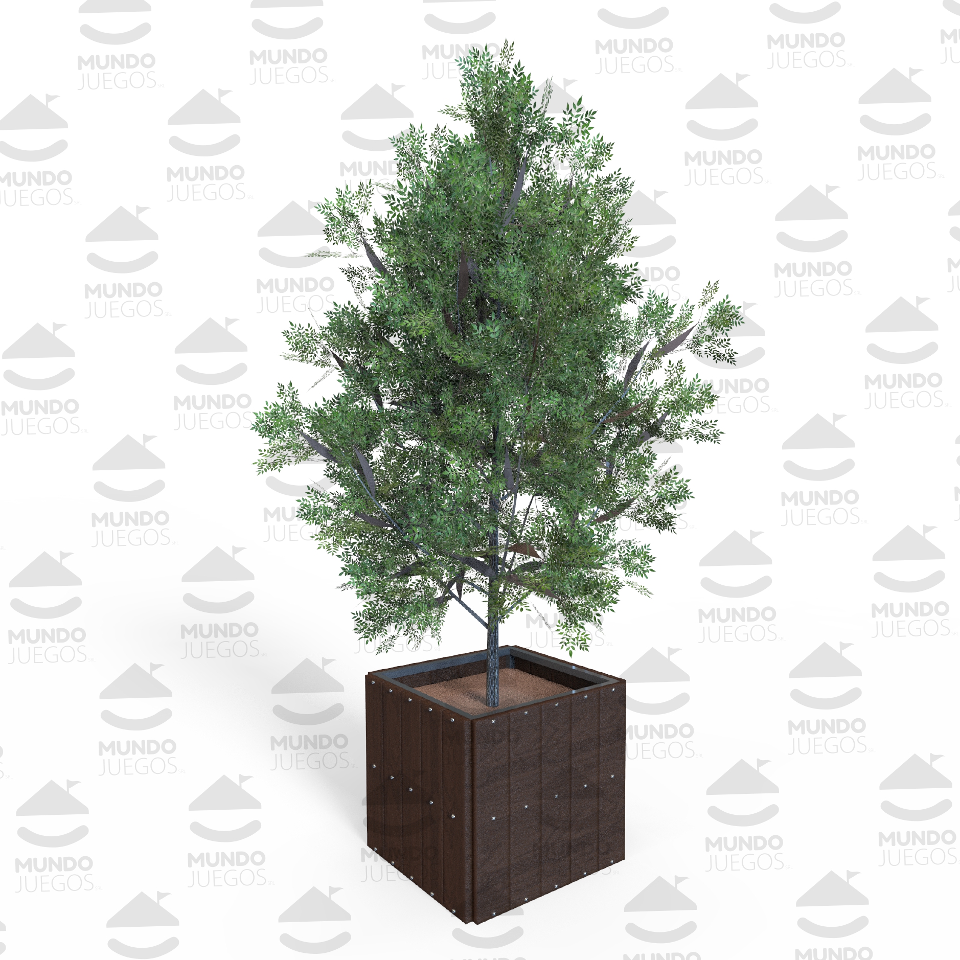 EU49.4 - MACETA SIMIL MADERA ECO